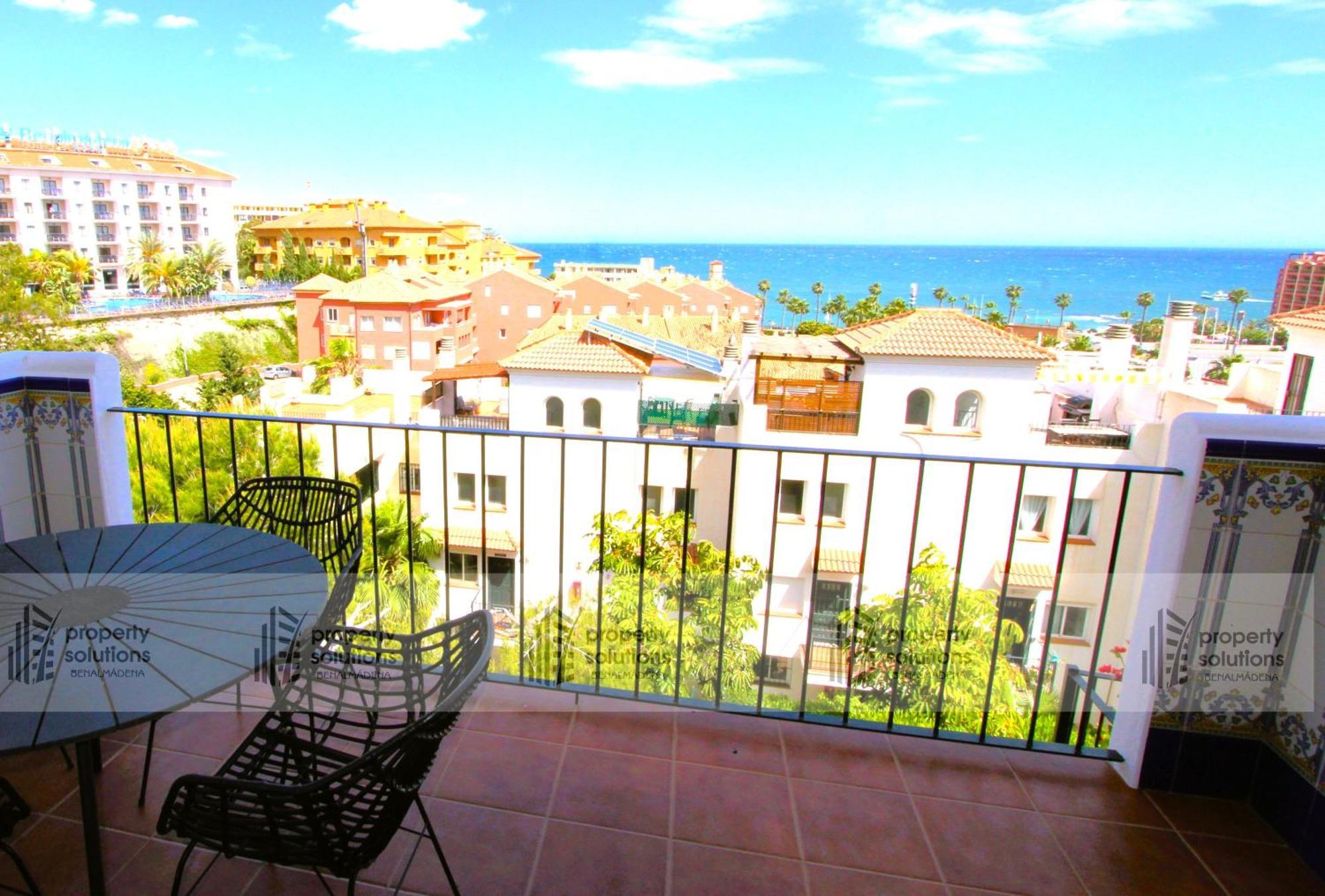 Lomas De Mena, 21 - Atico Con Vistas Al Mar - Piscina Y Barbacoa - Parking Gratis - Excelente Conexion Wifi * Benalmádena